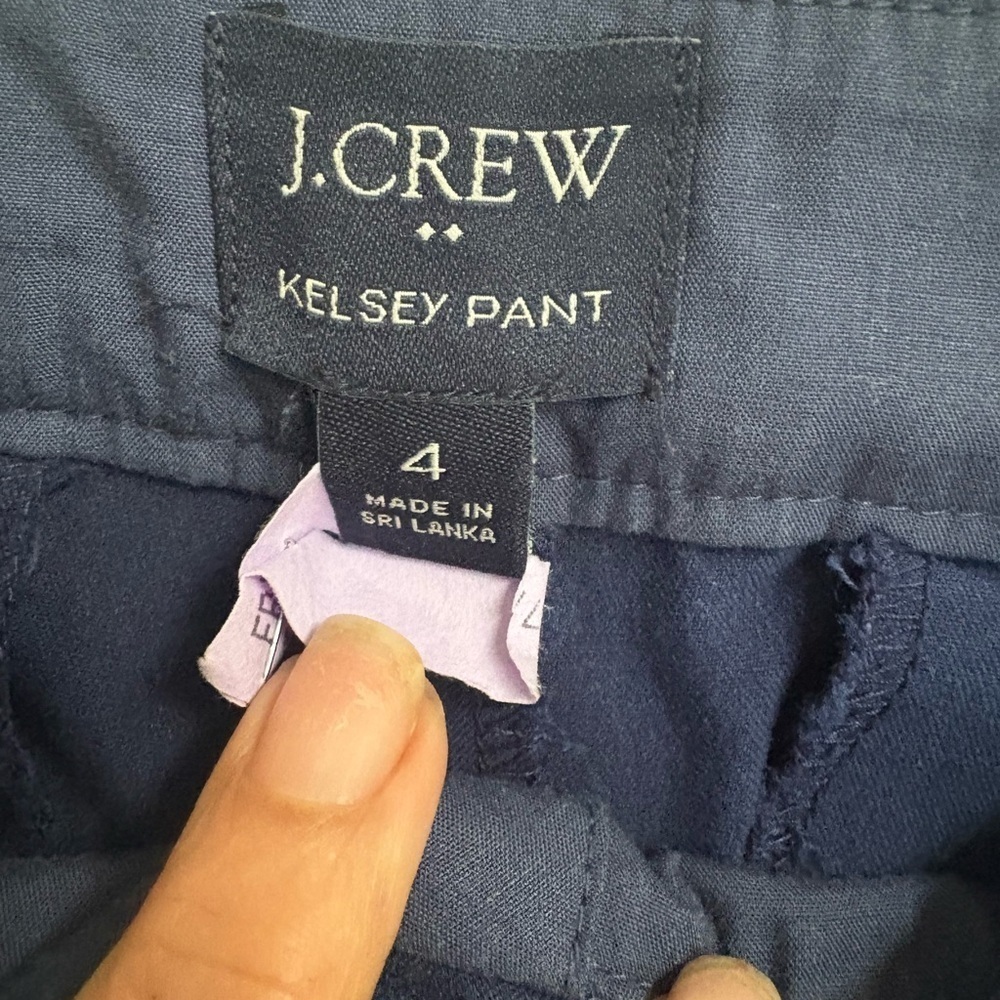 J.Crew kelsey flare pants size 4 career bussines casual preppy pants - Picture 4 of 4